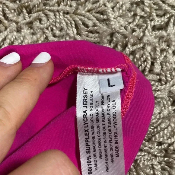 Elisabetta Rogiani Women Pink Personalized Workout Tank Size Large - Picture 7 of 7